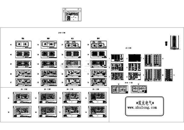 一类高层综合楼全套电气施工图纸（系统大样图）-图一