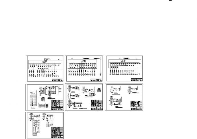 某公建电气控制原理图cad施工图设计_图1