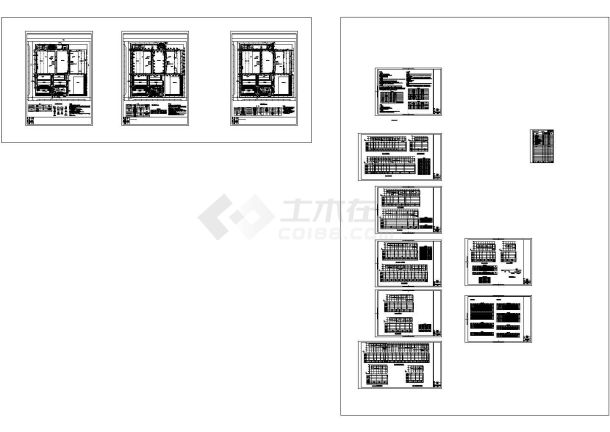 某厂区室外给排水管网系统图Cad设计图-图一