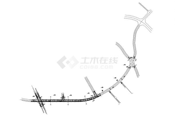 道路综合管线设计图纸cad施工图设计-图二