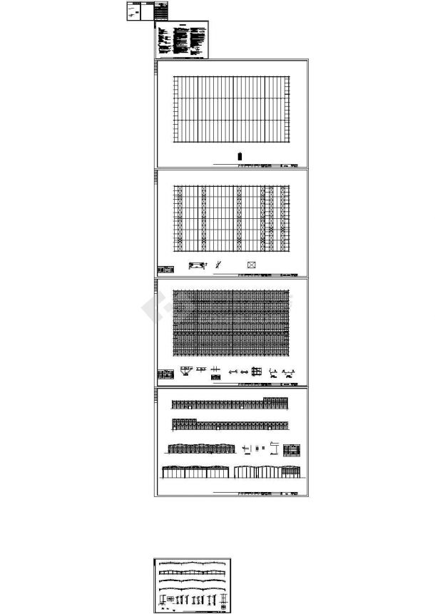 [黑龙江]垃圾综合处理场车间结构设计施工图-图一