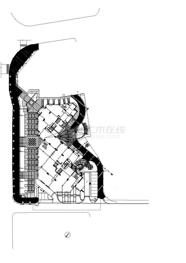 深圳某地朗钜御风庭全套景观设计施工图（0309L&A奥雅）-图二