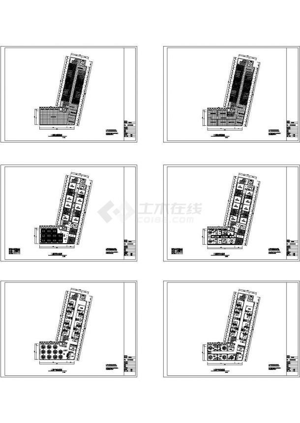 禅越山庄（客栈）2、3层装修布置设计施工图-图一