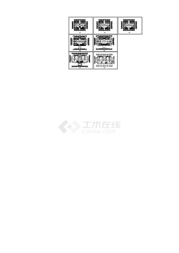 某办公楼空调平面布置设计cad施工图-图一