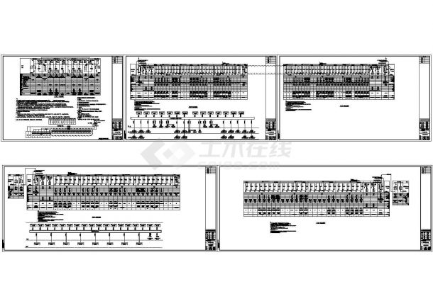 陕西高层框架剪力墙结构商业办公大厦建筑电气设计图-图二