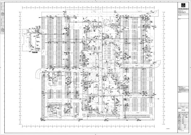 拉萨市白定医院项目一期工程-B1电力平面CAD图.dwg-图一