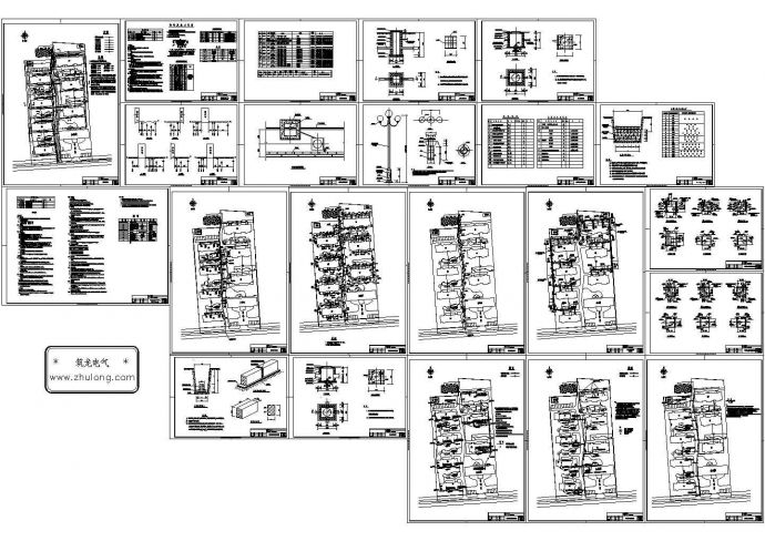某住宅小区室外综合管线施工图（CAD，13张图纸）_图1