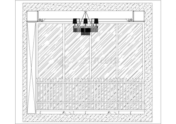  Detailed drawing of CAD construction node of a residential area - Figure 1