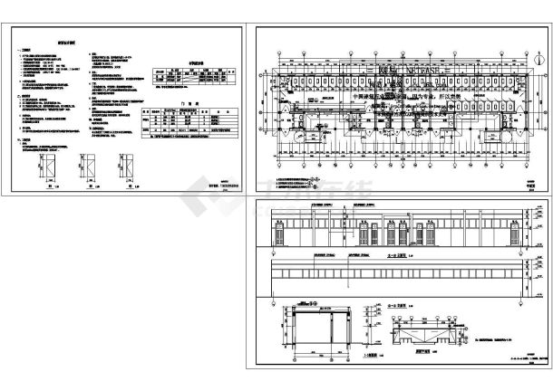 某学校师生合用公共厕所施工图cad施工图设计（某甲级院设计，标注详细）-图二