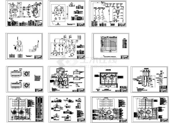 [四川]水电站初步设计工程施工图(水机部分)设计-图一