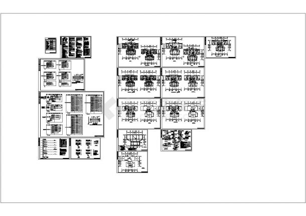 高层住宅小区水电图纸(含电气节能)-图二