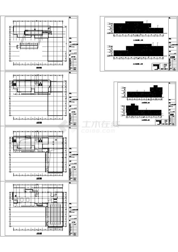 某会所幕墙结构设计图(含计算书)，共52张-图二