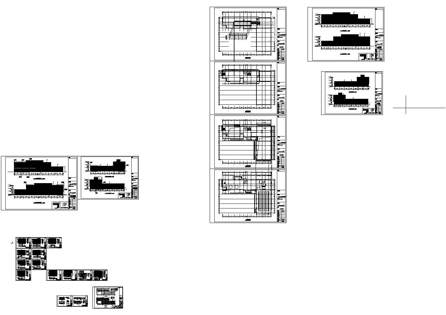 某会所幕墙结构设计图(含计算书)，共52张