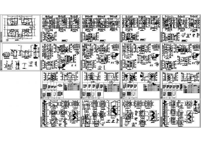 样板楼住宅建筑设计CAD方案图_图1