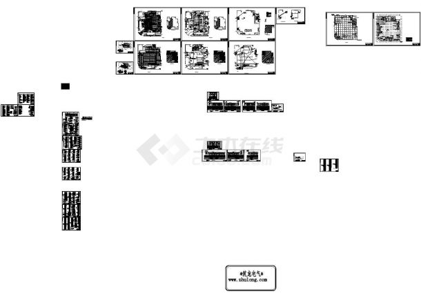 [湖南]地下一层，地上五层大型商业广场全套电气施工图纸（含商业、超市及其配套设施）-图一