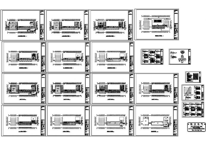 图书馆及档案馆电气CAD设计图（CAD，20张图纸）_图1