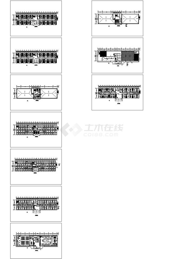 某洗浴中心中心装修设计图-图一