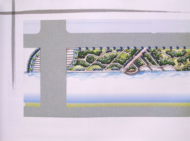 江苏大丰某河滨绿地景观设计方案-图二