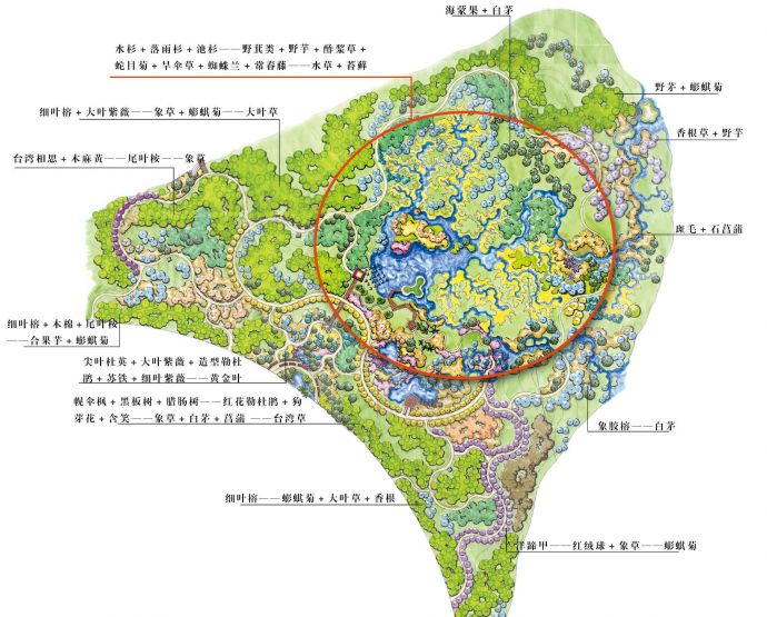 广东大学城公共绿地景观设计方案_图1