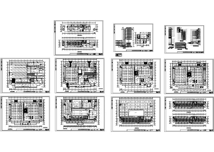某十三层中心综合楼电气施工cad图（含弱电图，共十一张)_图1