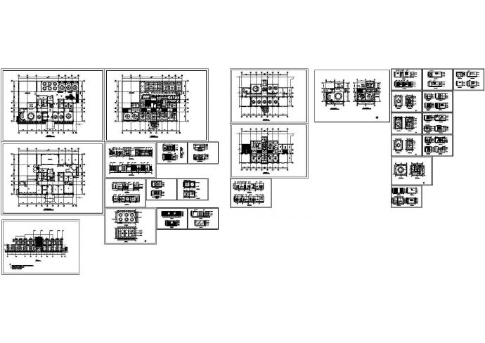 某地松岭居餐馆全套装修设计CAD图纸（含设计说明，平面布置图）_图1