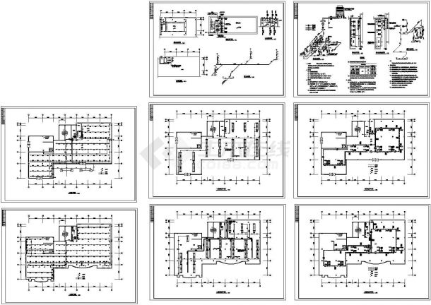 双层别墅建筑空调及通风系统设计施工图（含消防设计）-图一