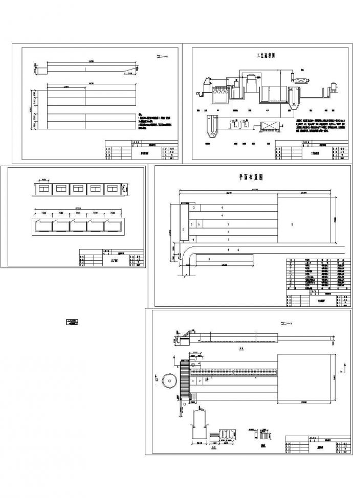 某养殖废水处理系统设计全套CAD图纸_图1