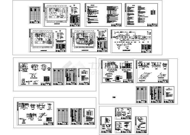 某大型污水处理站工艺设计CAD图-图一