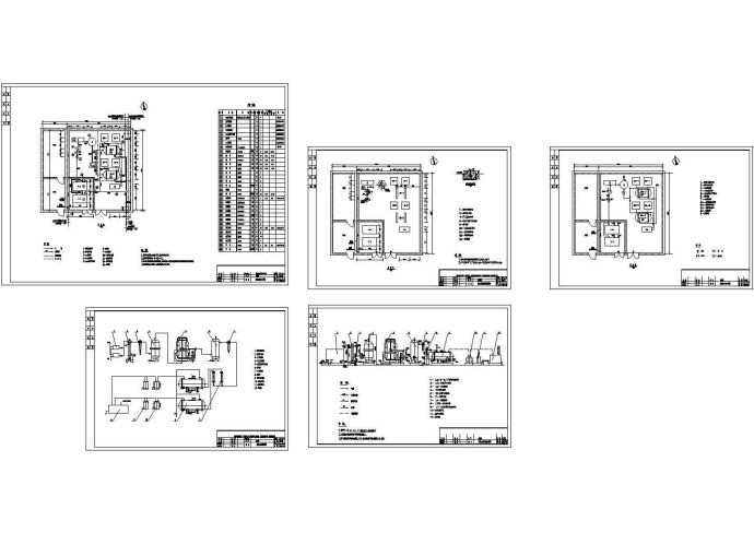 某水厂臭氧池建筑设计CAD图_图1