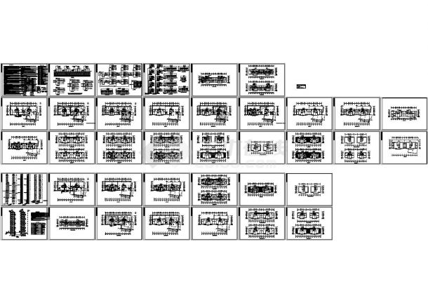 某二十层住宅楼电气设计施工图（cad，二十三张图纸）-图一
