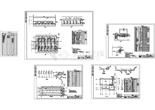 某水站泵房建筑设计全套CAD图-图一