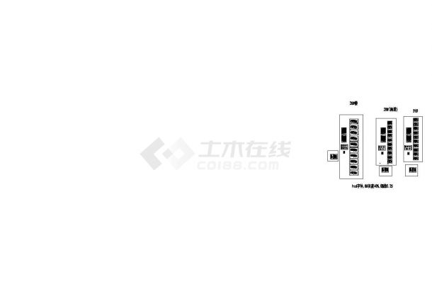 [上海]高层住宅楼建筑给排水消防设计cad施工图（甲级设计院设计，冷凝水系统）-图一