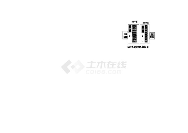 [上海]高层住宅楼建筑给排水消防设计cad施工图（甲级设计院设计，冷凝水系统）-图二