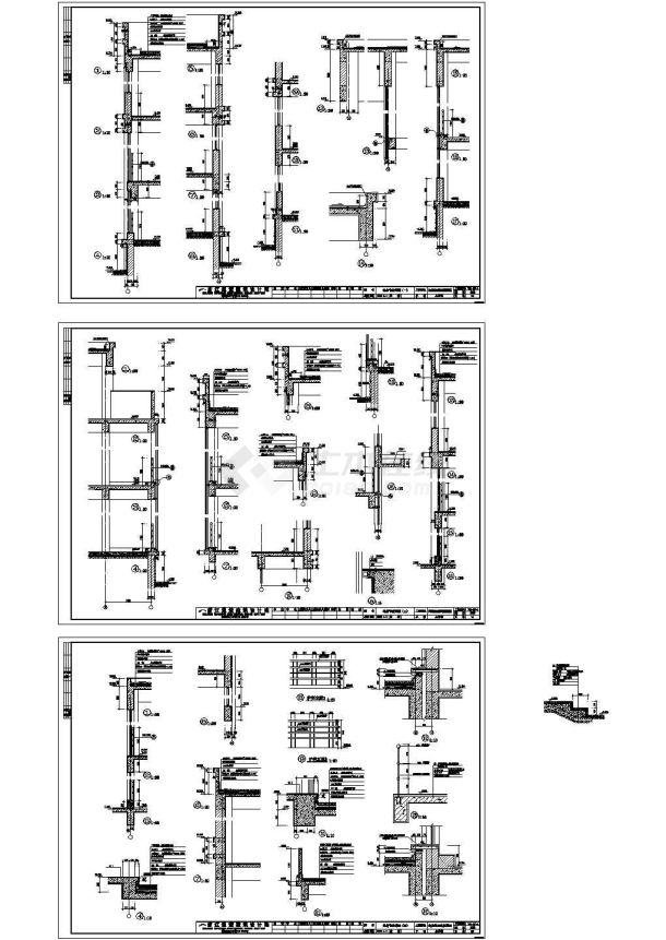 海亮集团海亮社区7720㎡五层框架结构办公楼设计cad全套建筑施工图（含设计说明）-图一