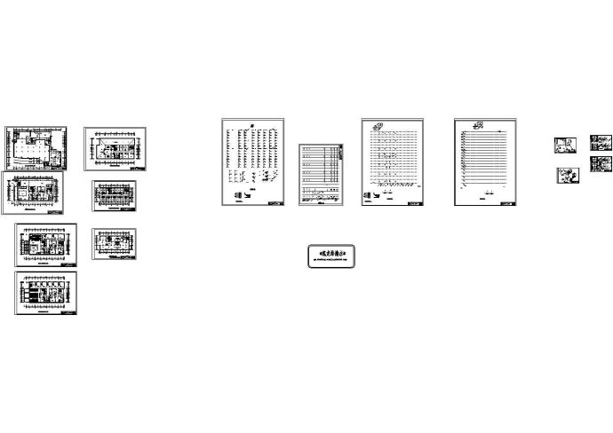 高层商业大厦给排水消防毕业设计图纸，标注明细_图1