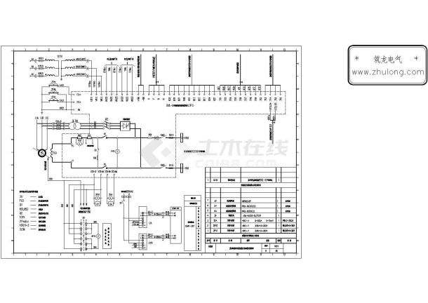 发电机励磁系统及静止励磁装置详细CAD原理图-图二