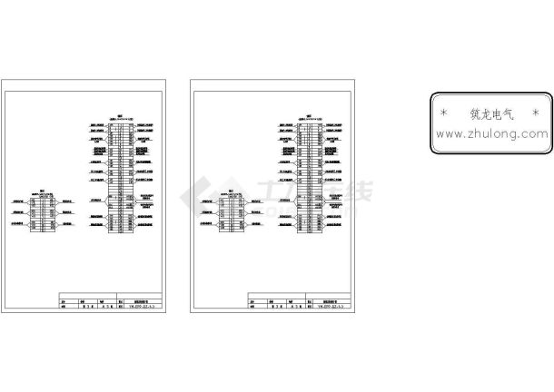高低压柜详细CAD端子图-图二
