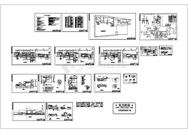 某县集中供热锅炉房设计图(CAD，20张图纸)-图一