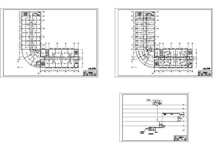 某大酒店消防喷淋改造施工图(CAD，3张图纸)_图1