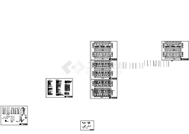 6+1砖混结构住宅建筑设计图 （建筑结构水电暖全套图纸）-图二