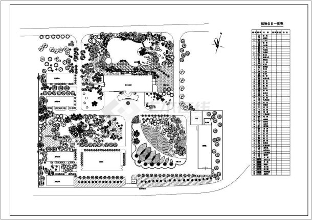 某单位景观规划设计总图CAD版-图二