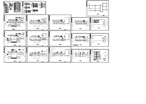 五层办公楼电气施工cad图(含弱电设计)-图二
