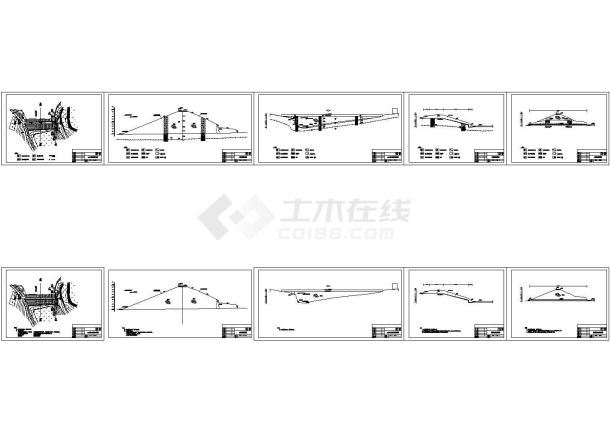 [四川]病险水库加固工程安全评价施工CAD全套图纸-图一