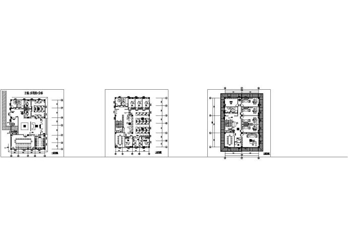 [北京]某地办公楼全套空调系统设计施工cad图（含空调系统布置图）_图1