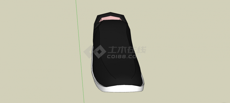 新中式男款运动鞋su模型设计-图二