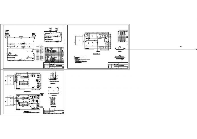 小型蓄冰空调机房原理设计cad施工图_图1