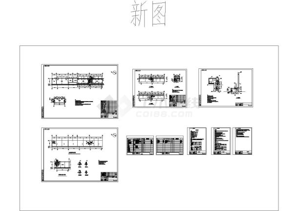 厂房配电室空调暖通设计cad施工图-图一