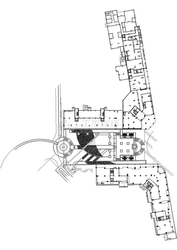 重庆某地光华阳光水城全套景观设计施工cad图（含设计说明）-图二