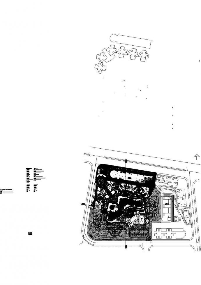 广州某地新世界家园住宅楼全套施工设计cad图纸（含设计说明）_图1