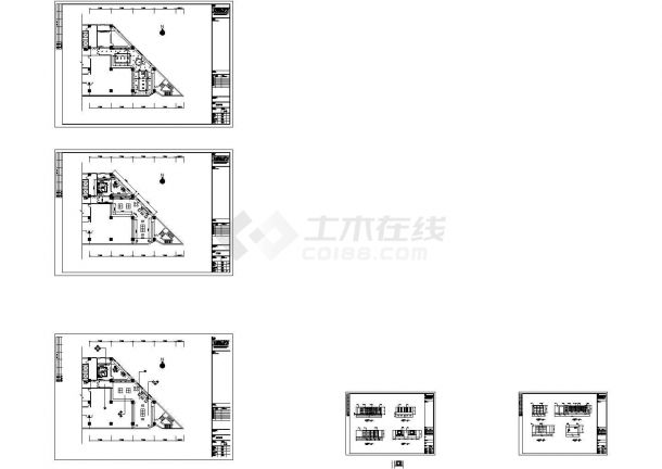 北京某展示厅装修工程概算及方案设计图-图一